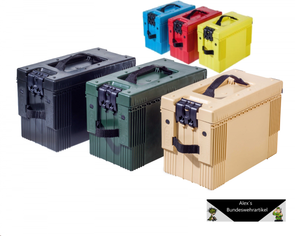 Munitionskiste Munikiste Transportkiste Ammo Box BW Kunststoff Kiste M2A1 Cal.50
